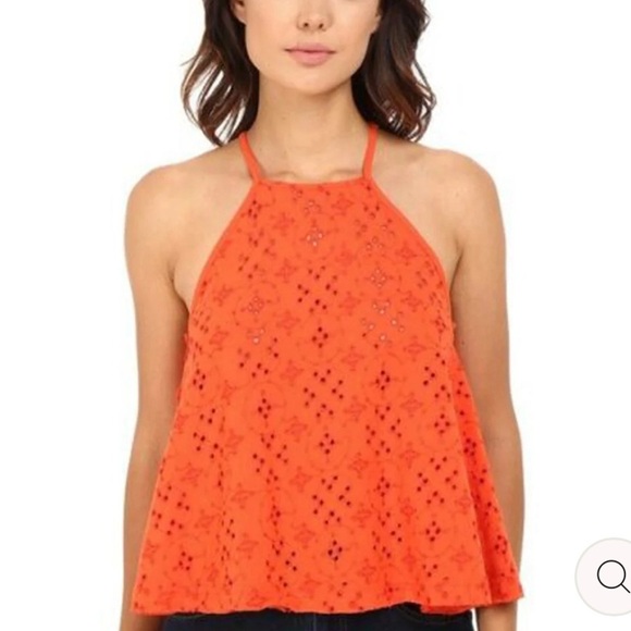 Free People Dream Date Lace-Up Trapeze Tank Top Size Small - Picture 1 of 8